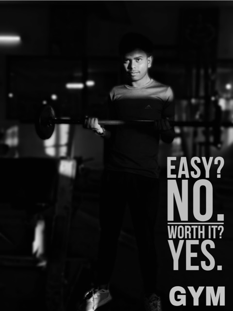 Vansh Kashyap training at the gym