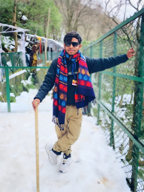 Vansh Kashyap travelling in the hills